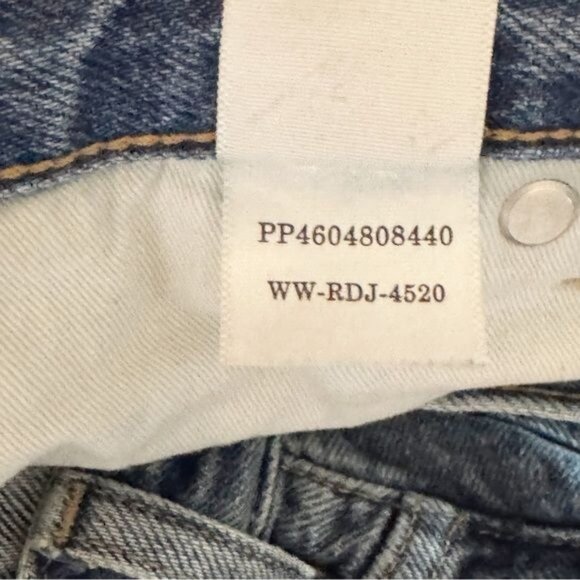 EVERLANE The 90s Cheeky Jean high rise strength leg size 30 Crop - Picture 11 of 13